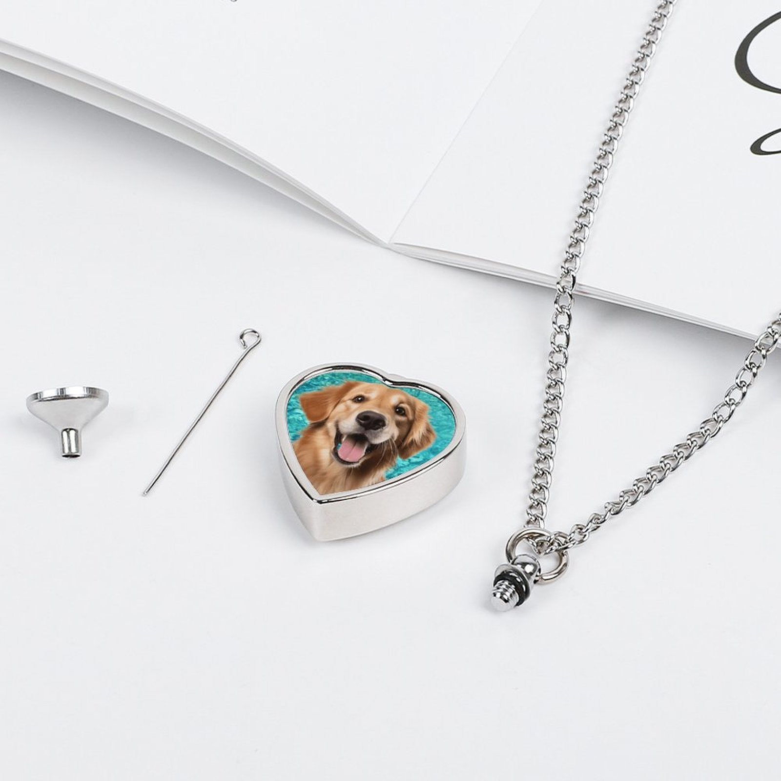 Custom Pet Grief Necklace Ring Gift
