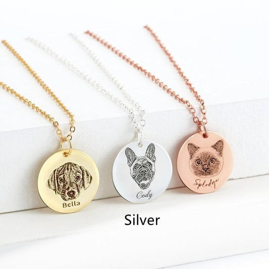 Customised necklaces for pets in 3 colours