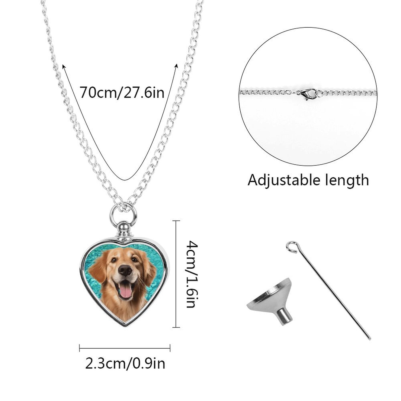 Custom Pet Grief Necklace Ring