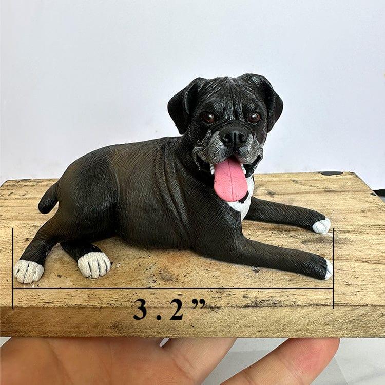 High-end custom 3.2 inch dog sculpture