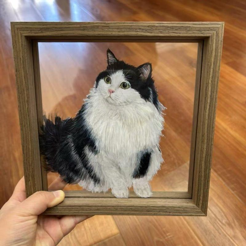 Paint a Cat Pet Glass Painting for Gift Keepsake