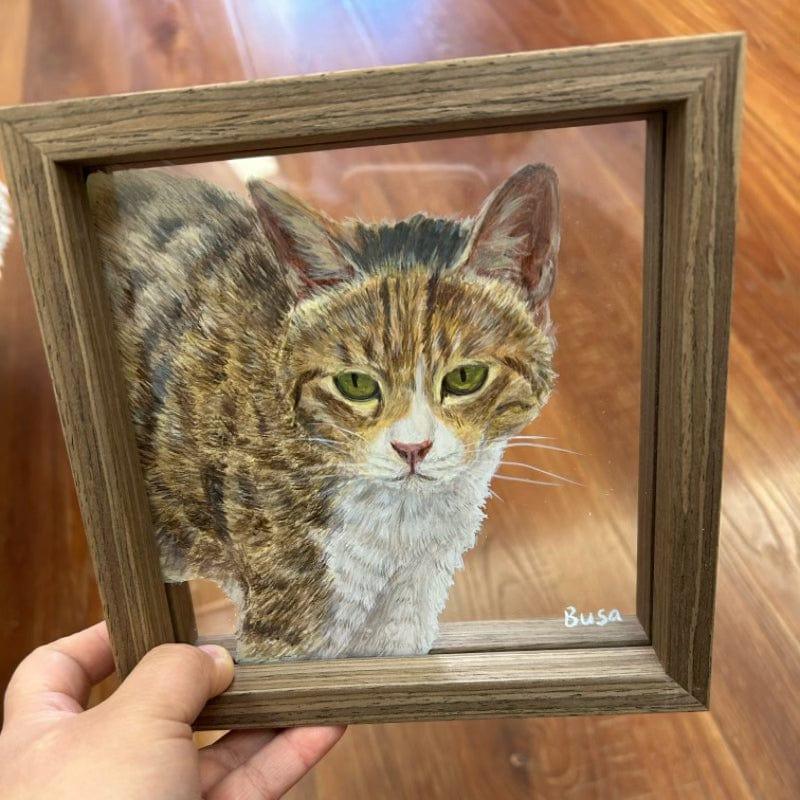 Paint a Tricorn Pet Glass Painting All Animals Can Be Painted