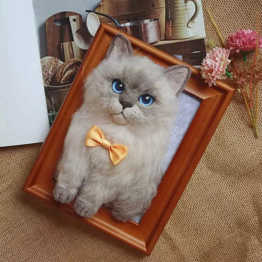 Custom Wool Felt Pet Memorial Frame –A memory that can be cherished forever