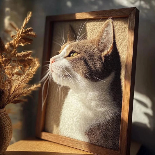 Custom Wool Felt Pet Memorial Frame –A memory that can be cherished forever