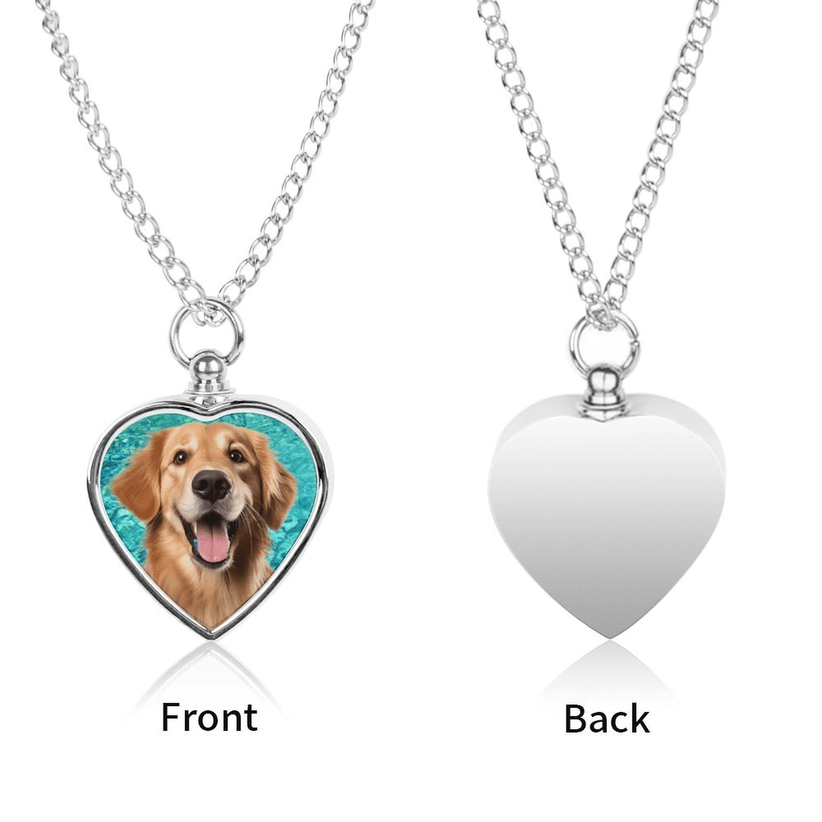 Custom Pet Face Necklace Ring
